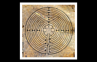 Das Labyrinth, Chartres (klein) 